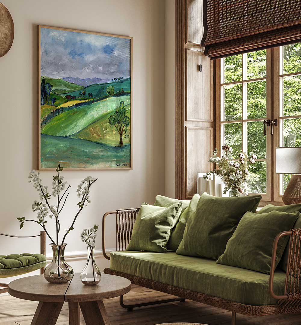 THE COUNTRYSIDE , LANDSCAPE PAINTINGS