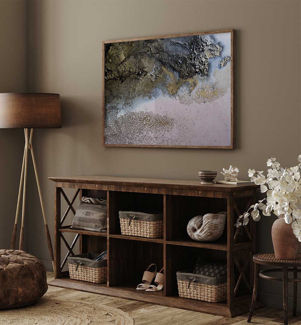 SUNGLOW, ABSTRACT PAINTINGS brighten a modern space with vibrant colors and artistic flair, perfect for home decor.