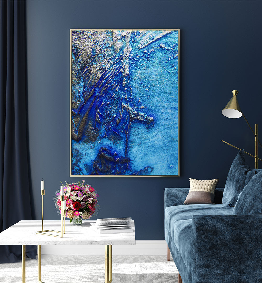 Transform your space with BOLD ABSTRACT, ABSTRACT PAINTINGS featuring dynamic blue tones and modern creativity.