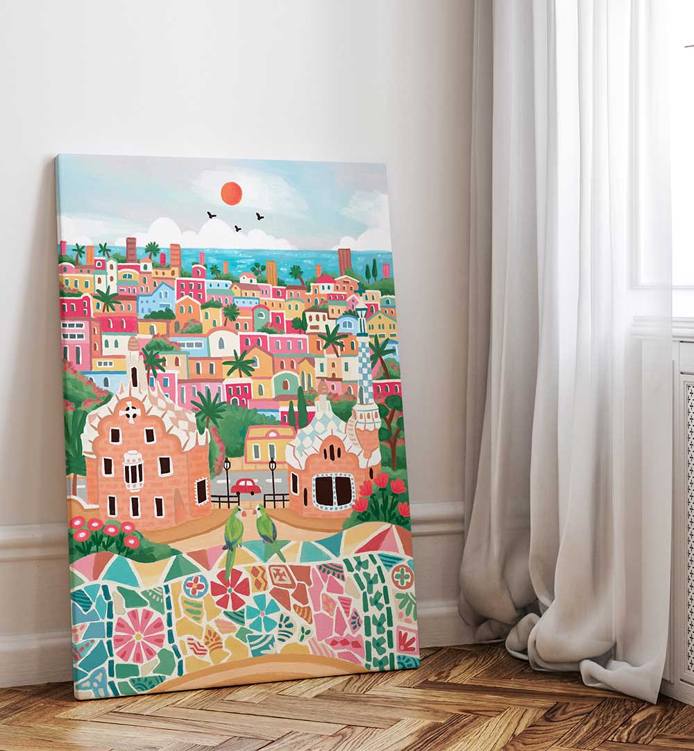 BARCELONA , TRAVEL POSTERS