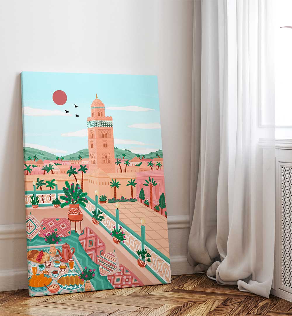 MOROCCAN MORNING BLISS , TRAVEL POSTERS