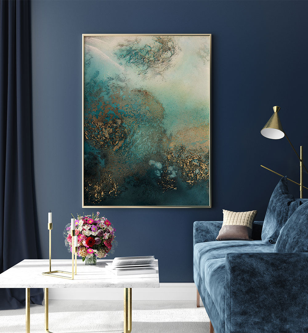 Transform your space with ABSTRACT REEF SHIMMER, vibrant ABSTRACT PAINTINGS that captivate and inspire.