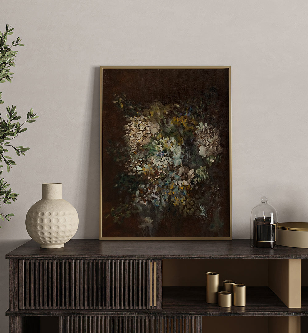 WINTER FLORALS , FLORAL FLOWER PAINTINGS