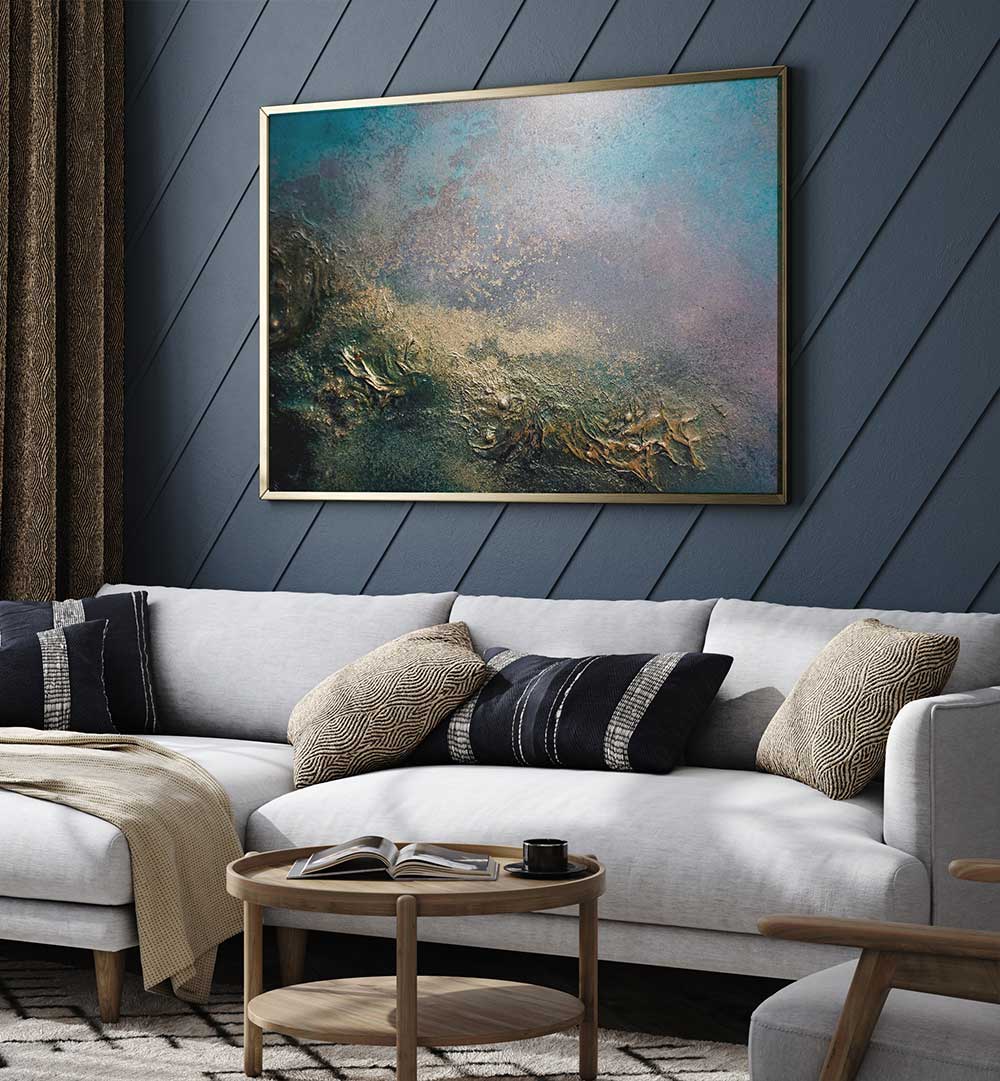 Vibrant hues and intricate designs in SUNSET SYMPHONY, ABSTRACT PAINTINGS, perfect for elevating your decor.