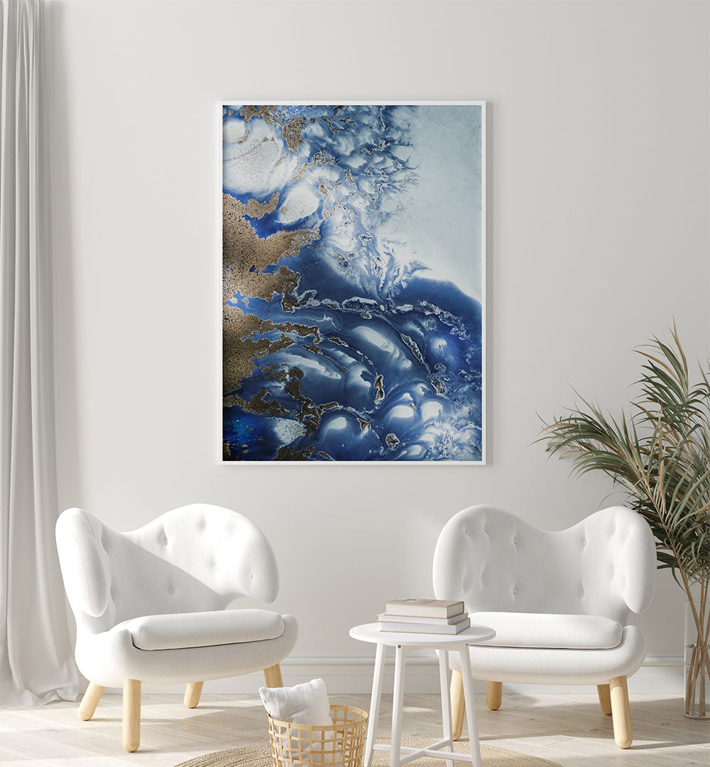 Transform your space with our PEACEFUL OCEAN, ABSTRACT PAINTINGS, showcasing vibrant colors and serene ocean essence.