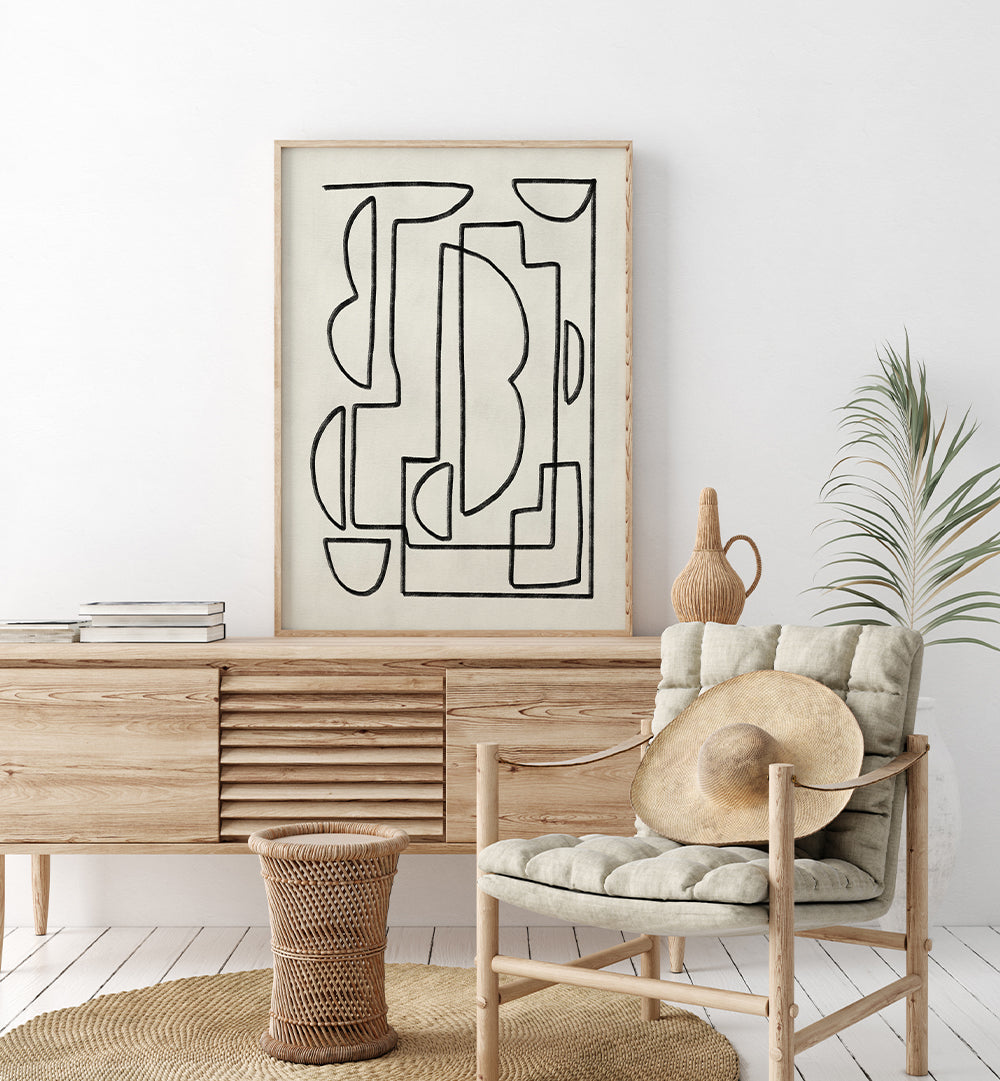 ABSTRACT LINE ART SKETCH , LINE ART PAINTINGS