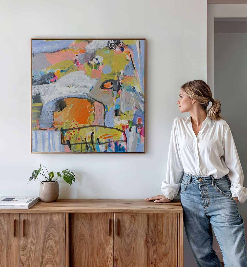 COMING HOME , ABSTRACT PAINTINGS