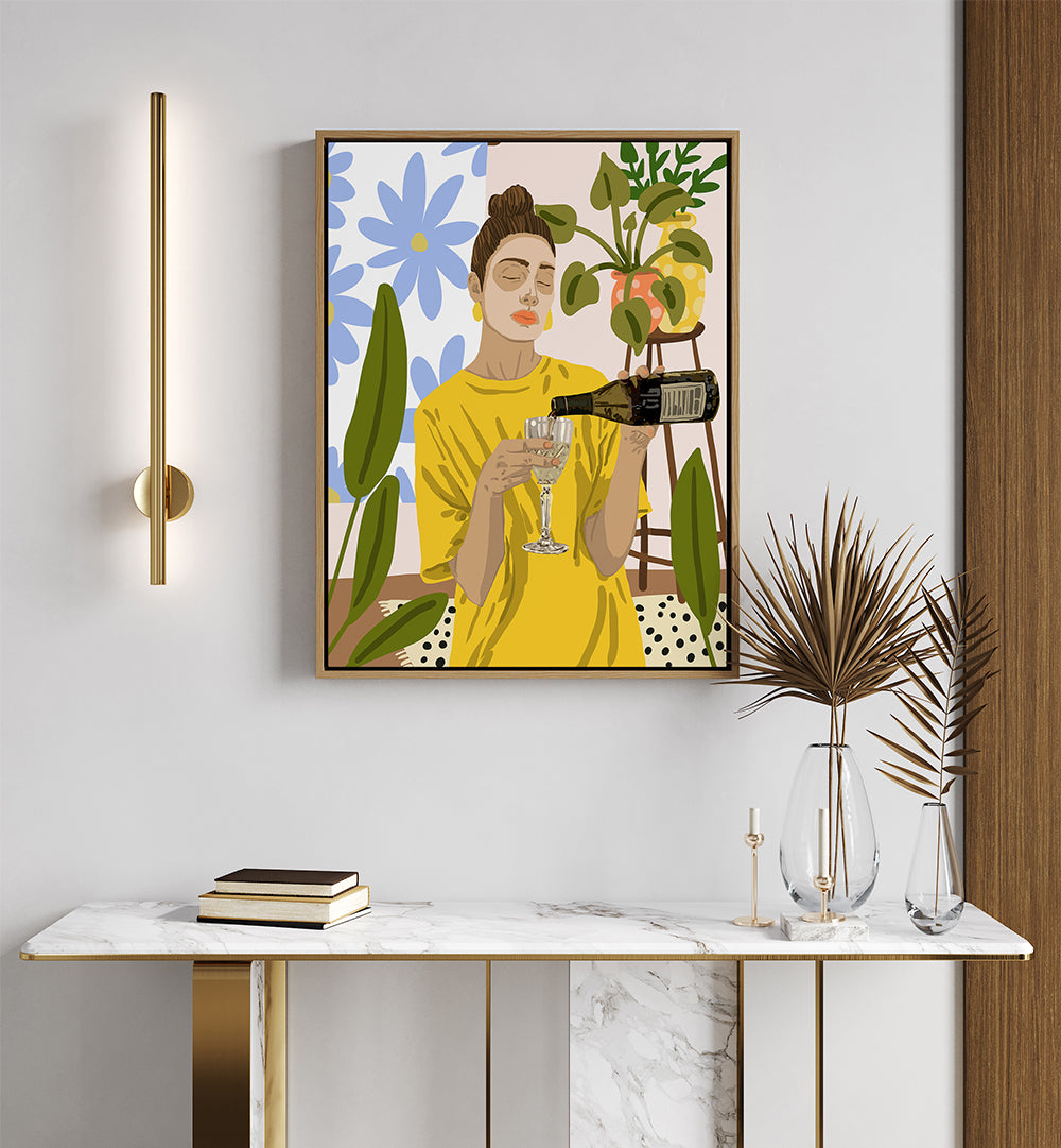 WOMAN IN A YELLOW , FASHION POSTERS