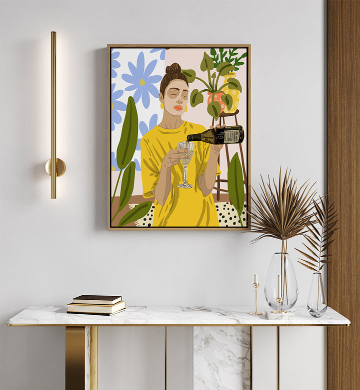 WOMAN IN A YELLOW , FASHION POSTERS