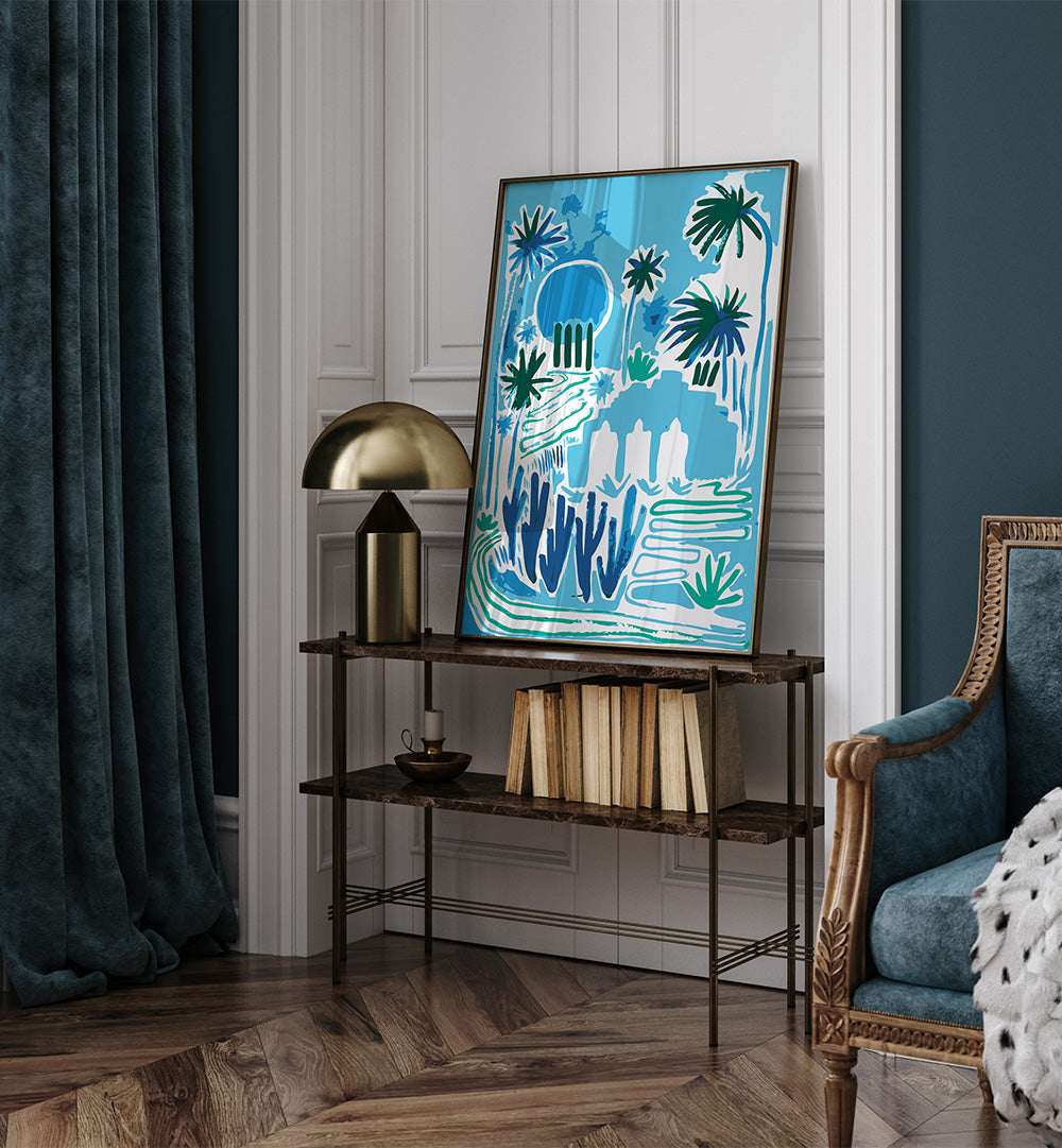 MOROCCO , LANDSCAPE PAINTINGS