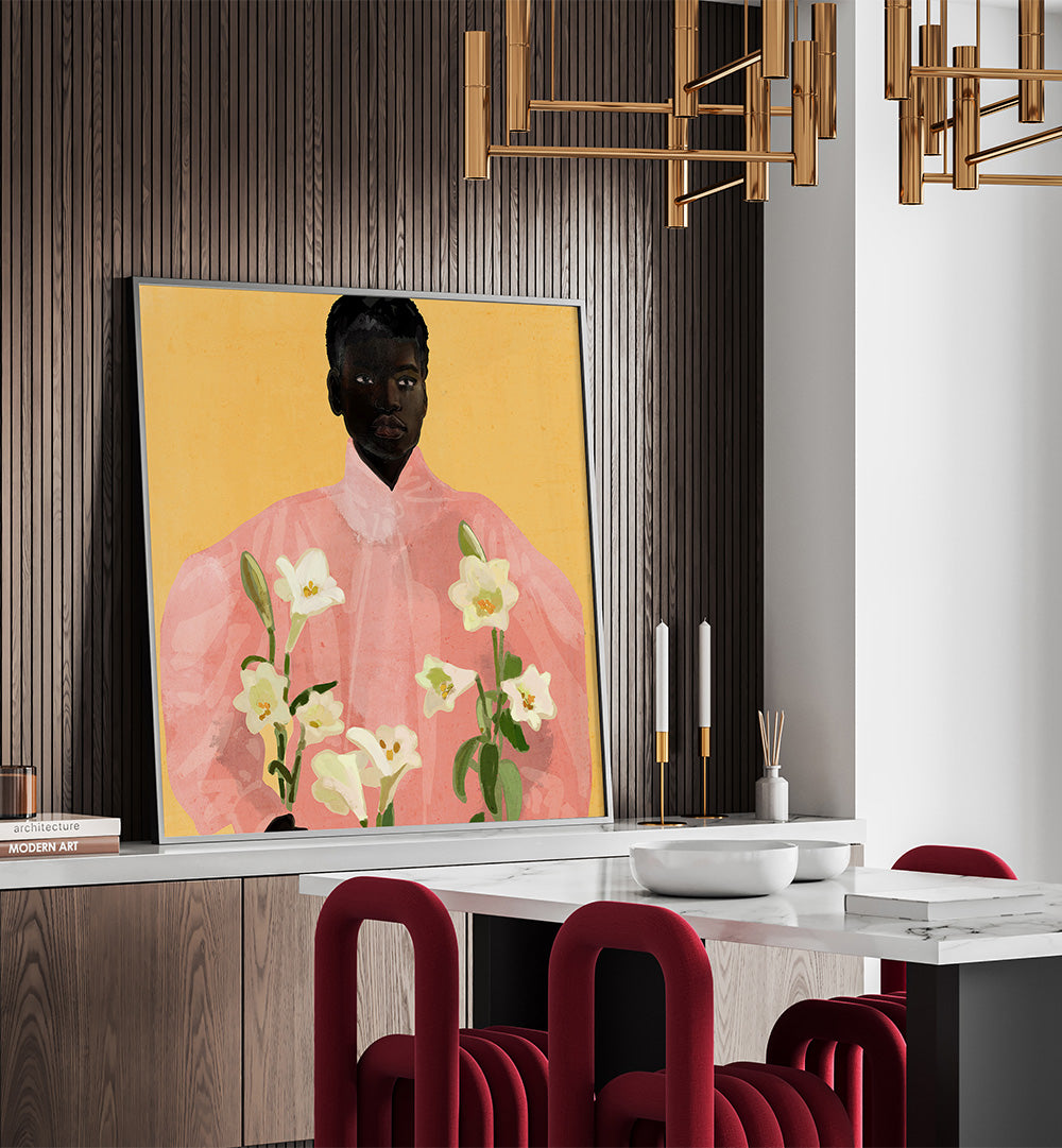 BLOSSOM SERENITY , PORTRAITS & FIGURATIVE ILLUSTRATIONS