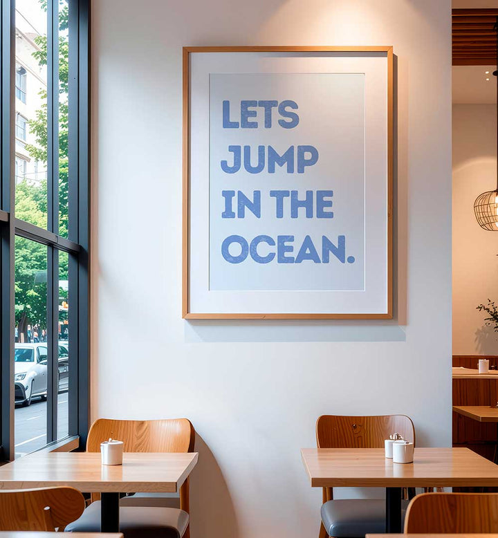 LETS JUMP IN THE OCEAN , BEACH PAINTINGS