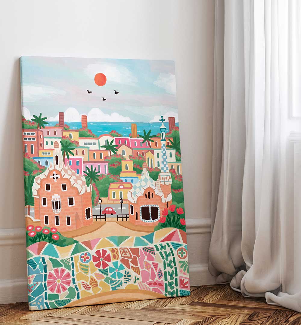 COLORFUL COASTAL DREAM , TRAVEL POSTERS