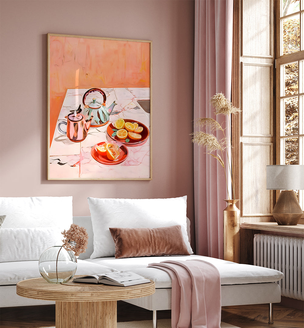 TEA & ORANGES AT FOUR , KITCHEN POSTERS