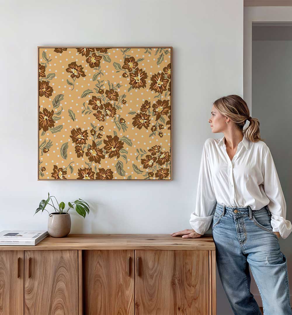 Transform your space with FLORAL HERITAGE I, PATTERN ART PRINTS, showcasing intricate designs inspired by tradition.