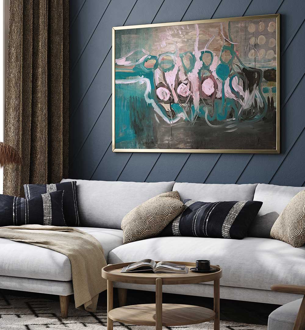 DEEP WOODS , ABSTRACT PAINTINGS