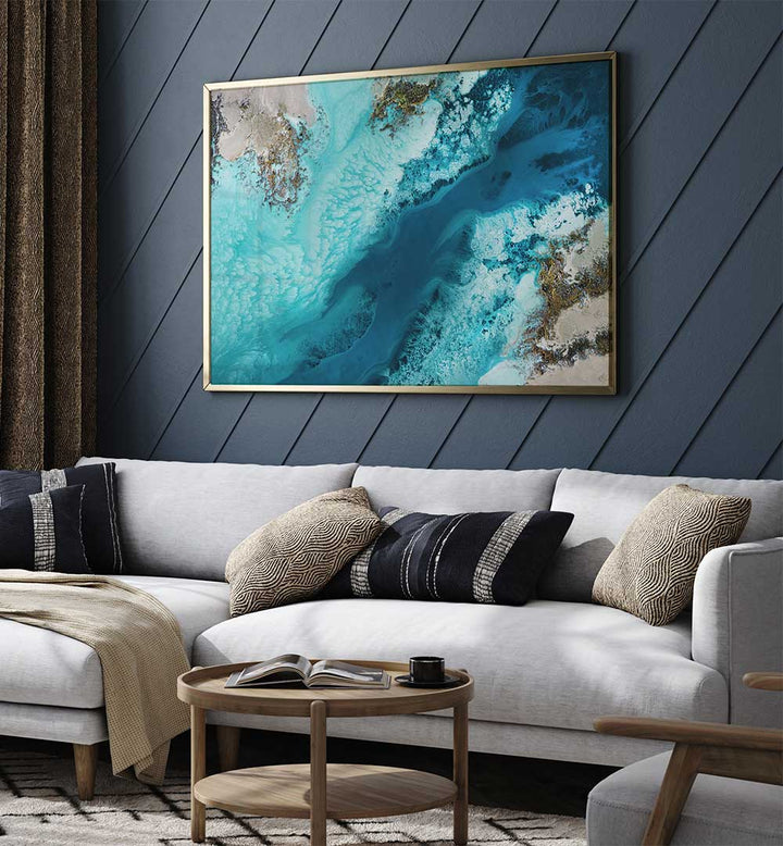 SALT WATER PASSAGE, ABSTRACT PAINTINGS add vibrant color and creativity to any space, enhancing your decor beautifully.