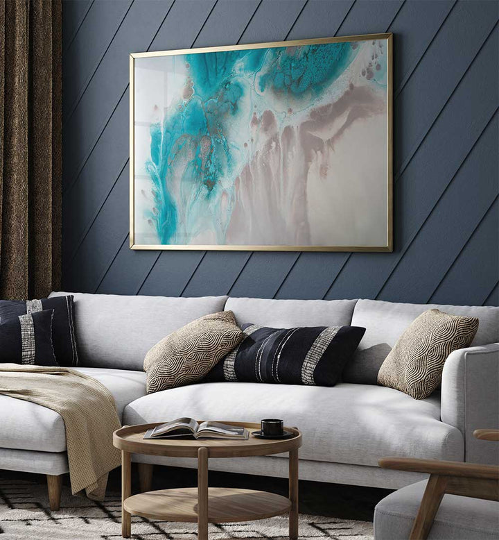 Captivating WITH THE FLOW, ABSTRACT PAINTINGS enhance your living space with unique colors and creative expression.