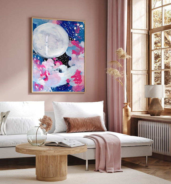 MAGIC MOON , ABSTRACT ART PAINTINGS