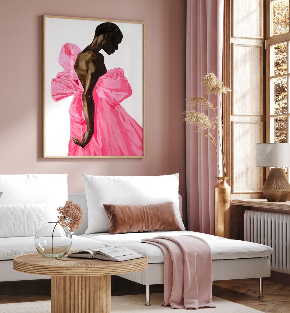 Sophisticated decor featuring BLOOM IV, PORTRAITS, enhancing stylish living spaces with artistry and elegance.