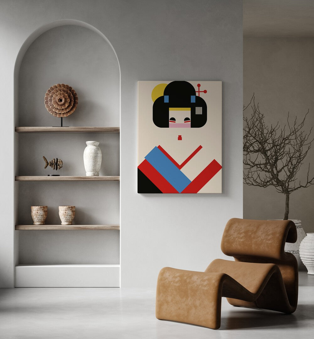 Elegant JAPANESE LADY II artwork showcases traditional beauty in JAPANESE PAINTINGS, enhancing any home décor.
