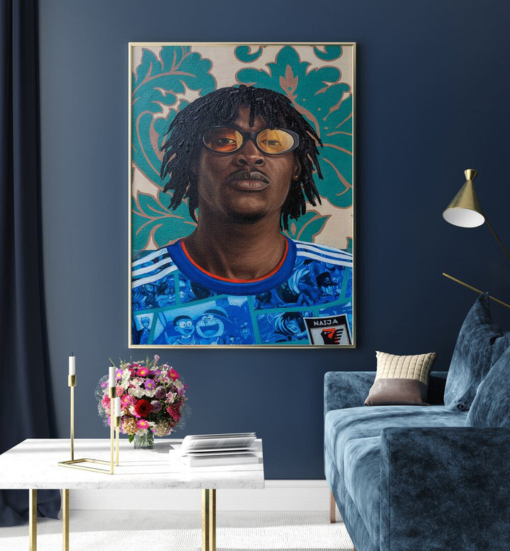 Vibrant NAIJA ANIME, AFRICAN ART PAINTINGS showcase anime styles fused with rich African cultural motifs.