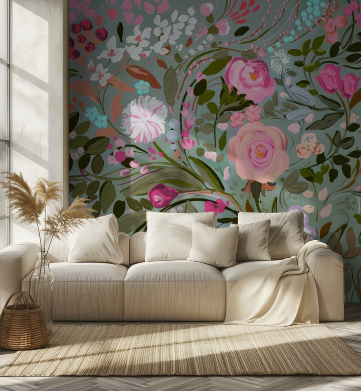 FLORAL WALL PAPER DEMO