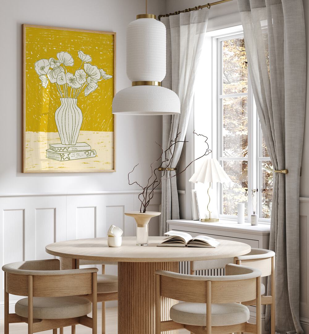 Brighten your space with the BEAUTY OF YELLOW, FASHION POSTERS, showcasing vibrant elegance and charm in decor.