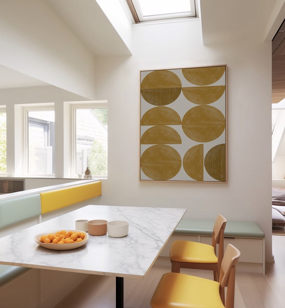 Brighten your space with MID CENTURY MODERN 03, GEOMETRIC ART PRINTS, showcasing bold colors and clean lines.