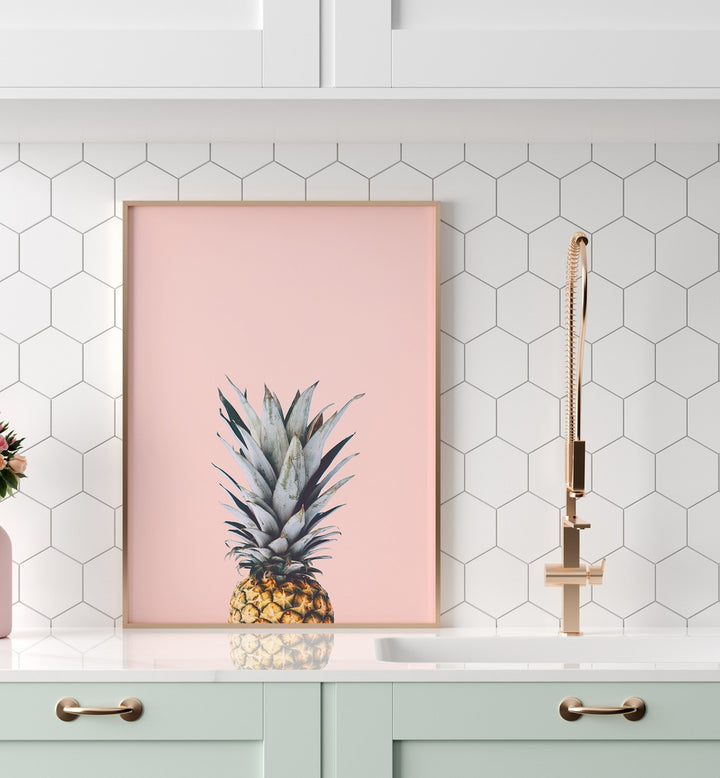 Bright and vibrant PINEAPPLE II, KITCHEN POSTERS add a fun touch to any kitchen decor, perfect for adventurous spaces.