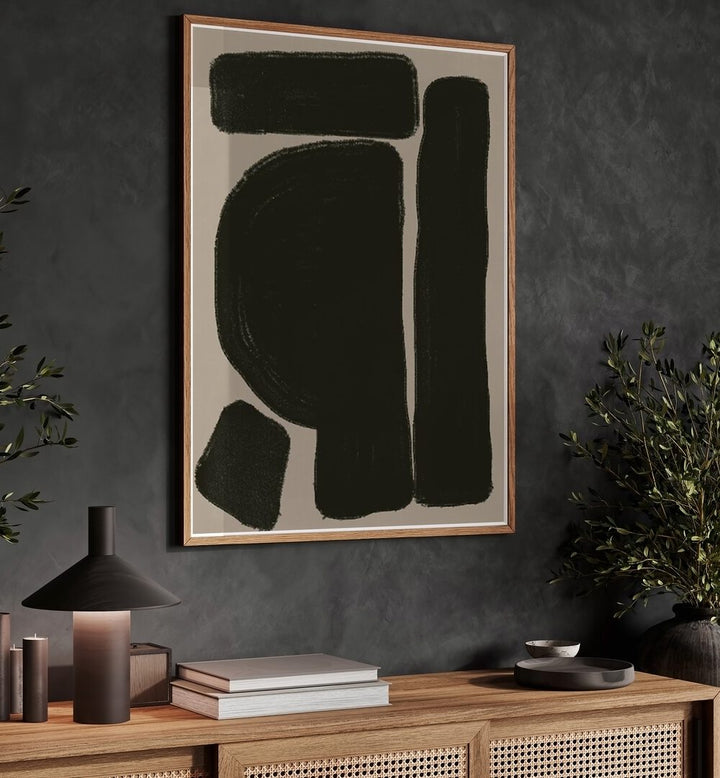 SIMPLE COMPOSITION MODERN ART, ABSTRACT PAINTINGS from MIUUS STUDIO, featuring bold shapes and contemporary design.