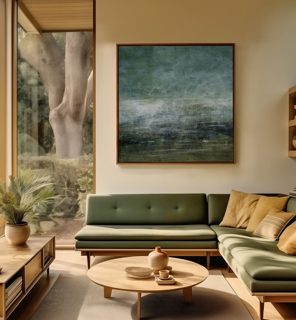 Elevate your decor with SKYKISSED EARTH, ABSTRACT PAINTINGS, blending earthy tones for serene living spaces.