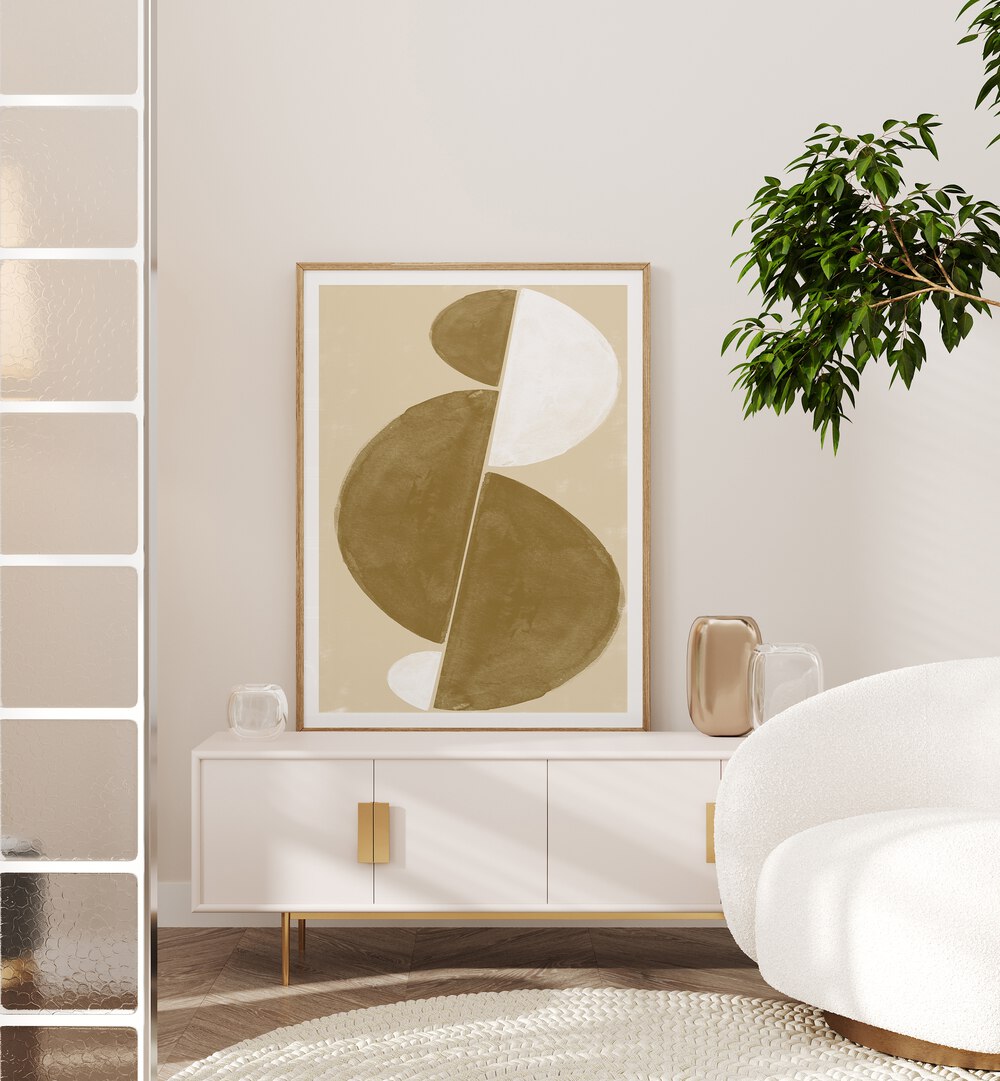 Transform your space with INTERACTION BALANCE NO. III, GEOMETRIC ART PRINTS that harmonize color and form beautifully.