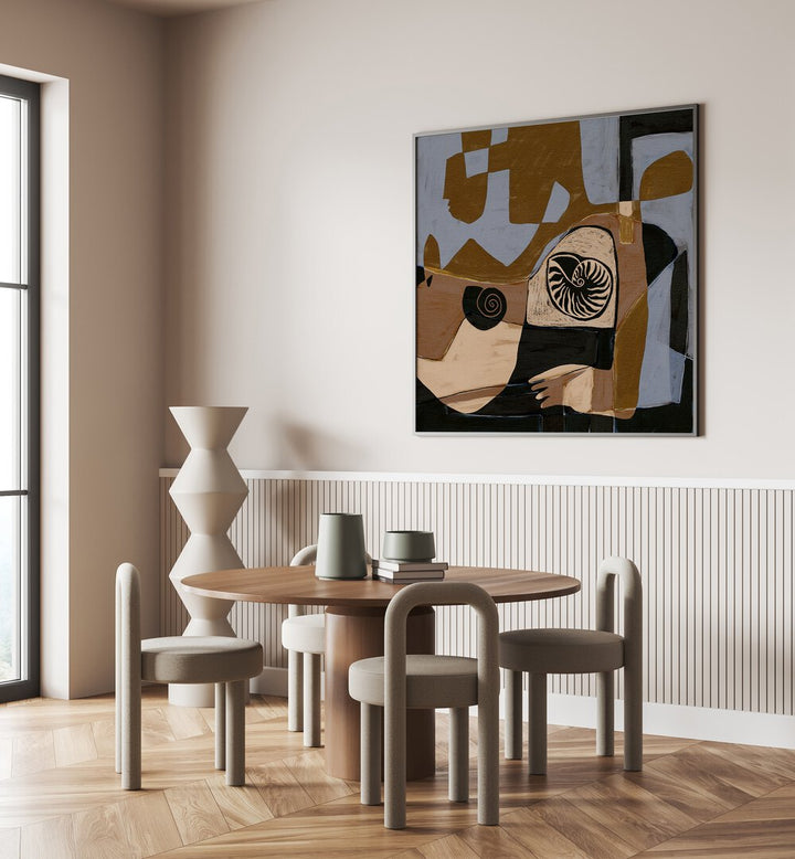 Stylish ESSENCE III, ABSTRACT PAINTINGS enhance modern interiors with elegant design and high-quality craftsmanship.