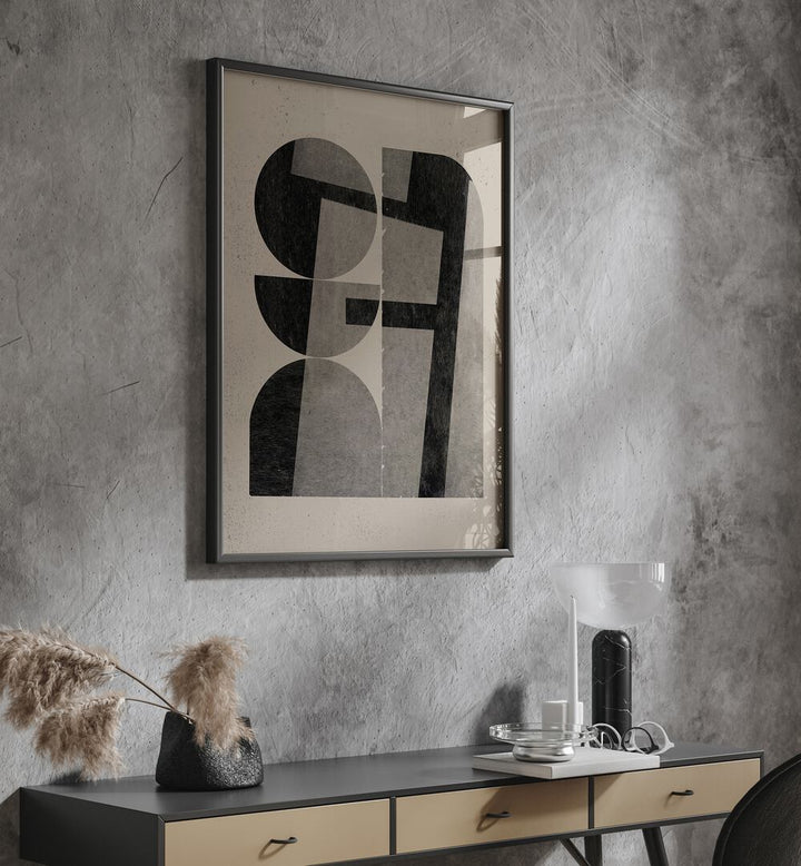 Stylish PAPER CUT NO.7, GEOMETRIC ART PRINTS elevating modern decor with intricate designs and bold colors.
