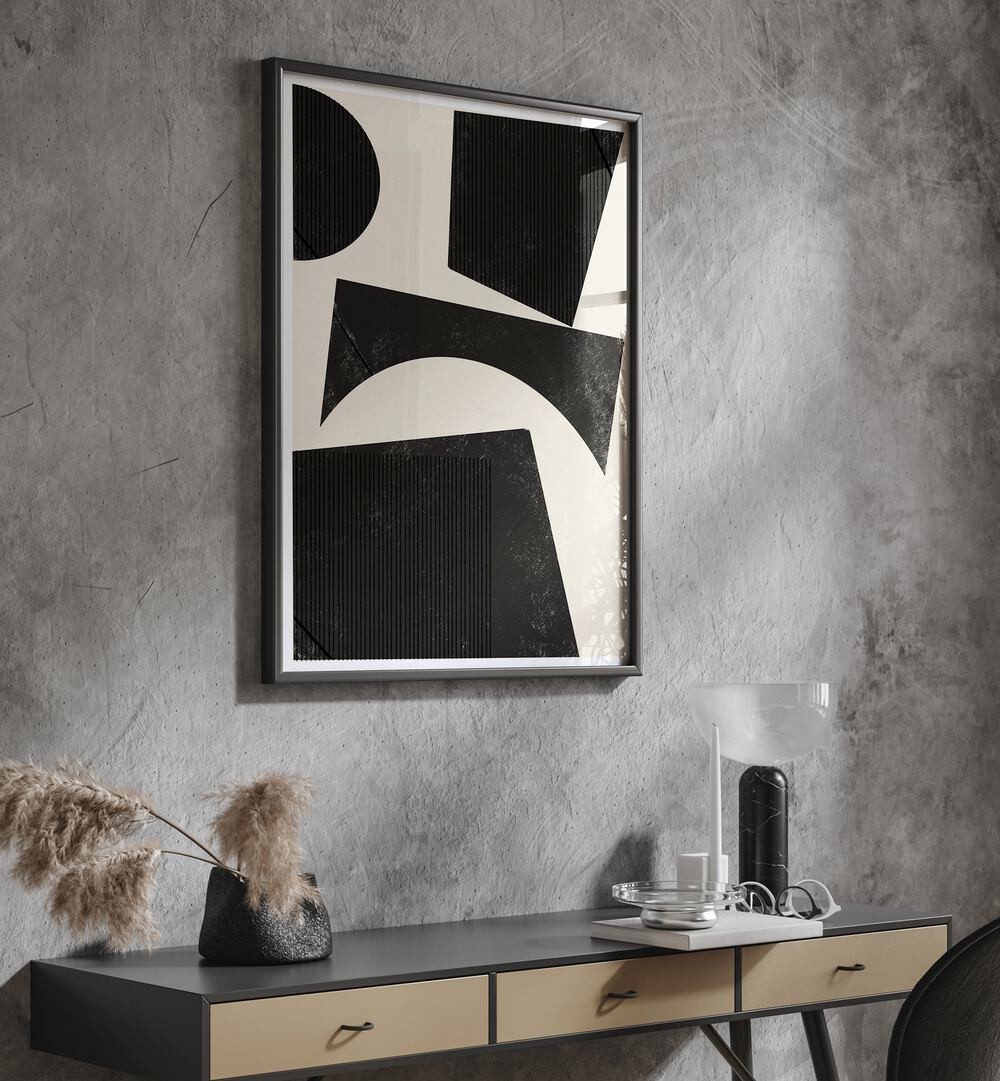 Modern Abstract Shape IV by The Miuus Studio enhances decor with its striking design in contemporary abstract paintings.
