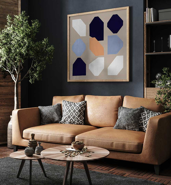 GEOMETRICAL SHAPES OF NINE II , GEOMETRIC ART PRINTS