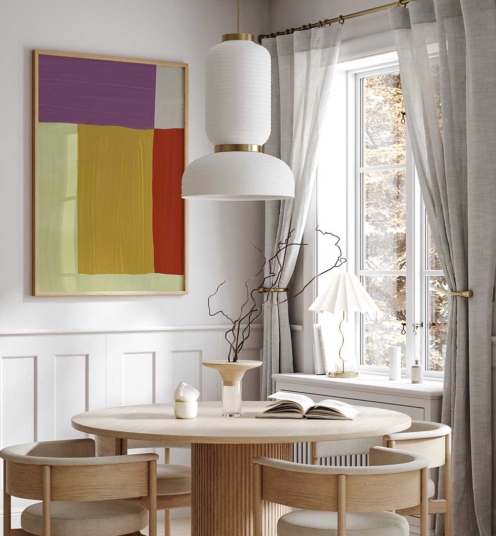 COLOR HARMONY BLOCKS , GEOMETRIC ART PRINTS