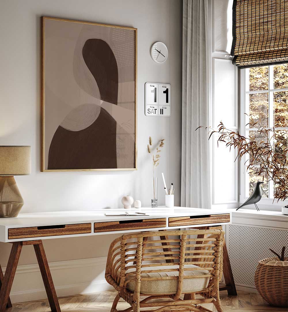 COLOUR PALETTE MOCHA MOUSSE II , ABSTRACT PAINTINGS