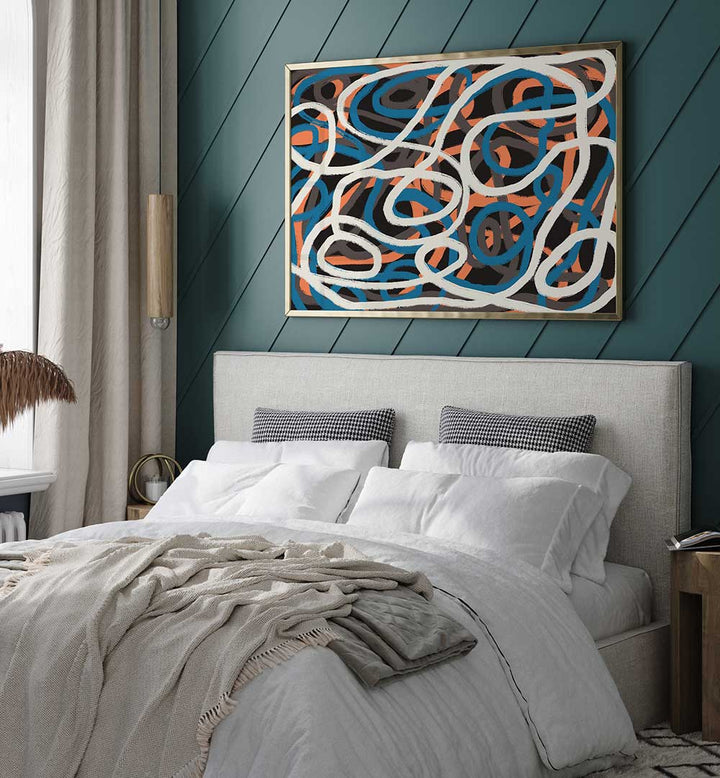 STRINGS COMPOSITION , ABSTRACT PAINTINGS