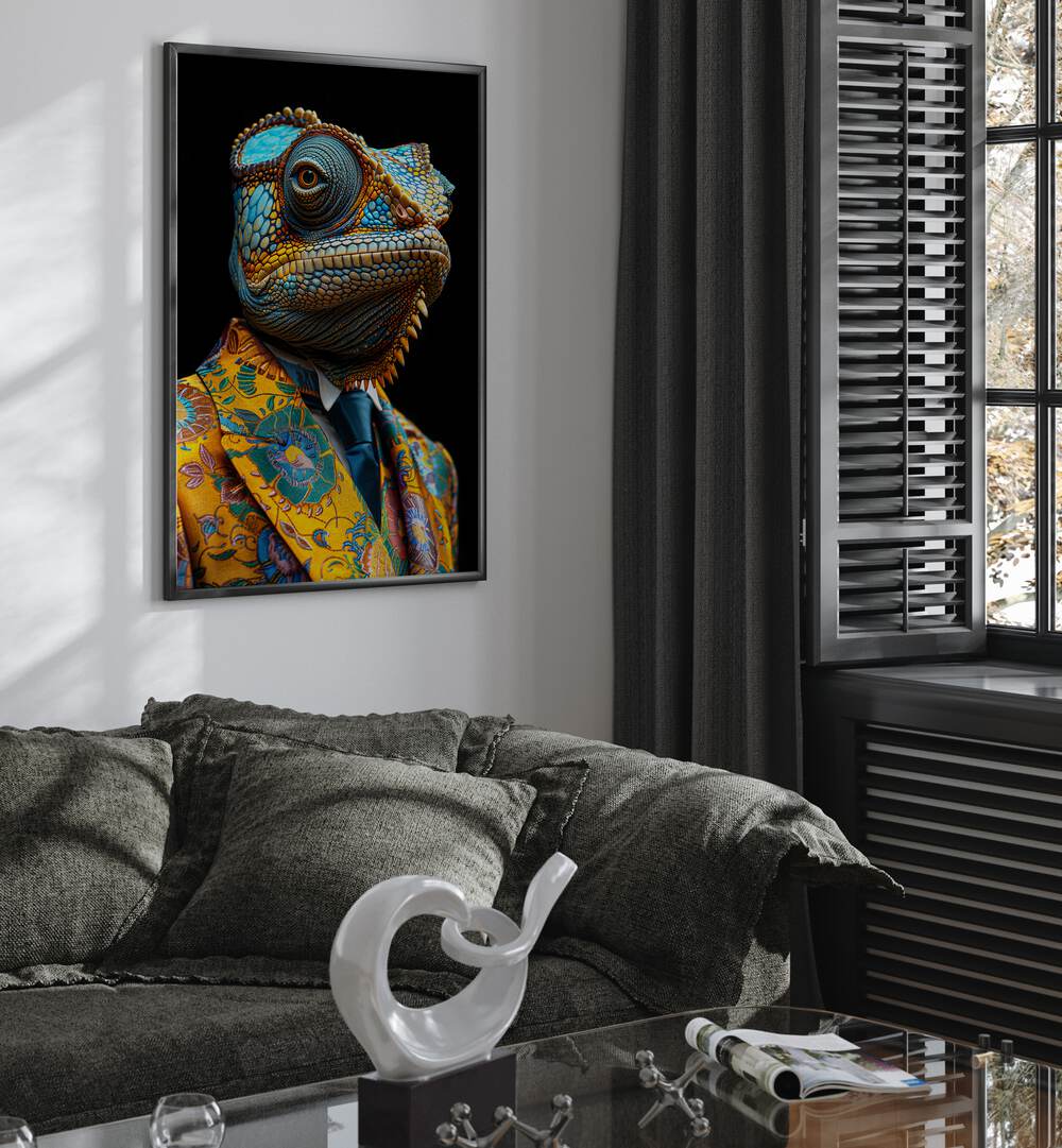 WILD SUITS - CHAMELEON , ANIMAL PAINTINGS