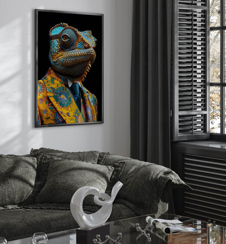 WILD SUITS - CHAMELEON , ANIMAL PAINTINGS