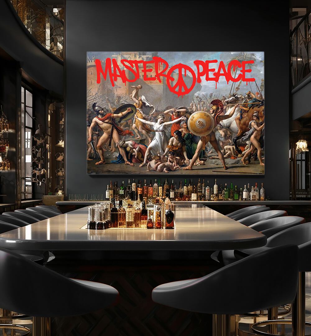 Transform your decor with MASTERPEACE, ALTERED ART PRINTS that redefine artistic expression by DIKHOTOMY.