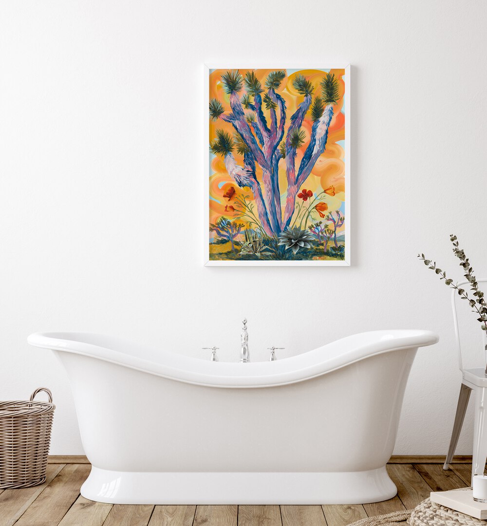 LONELY TREE, FLORAL FLOWER PAINTINGS brighten up any space with vibrant colors and serene beauty. Perfect for home decor.