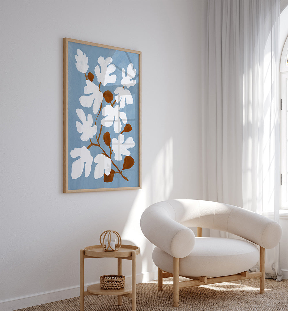 PLANTS I , FLORAL FLOWER PAINTINGS