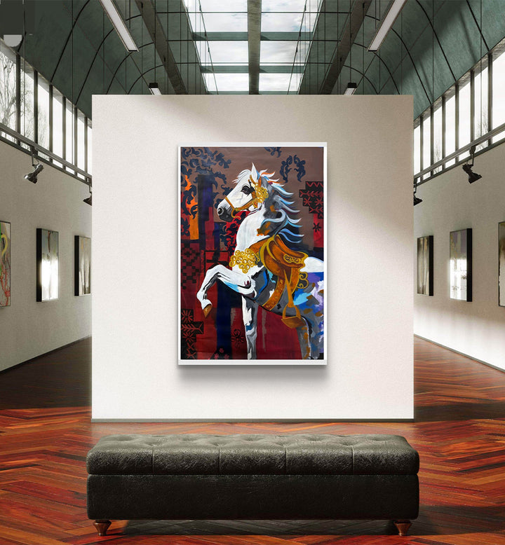 ABSTRACT HORSE   , HANDMADE ARTWORKS