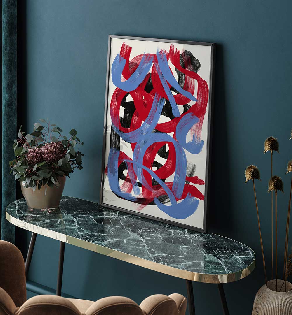 COLORFUL STROKES, ABSTRACT PAINTINGS
