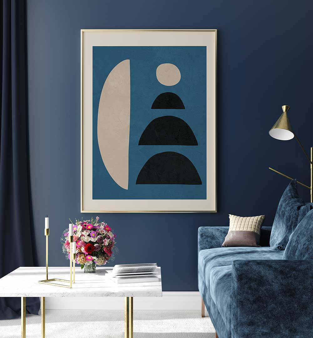 GEOMETRIC HARMONY V , ABSTRACT PAINTINGS