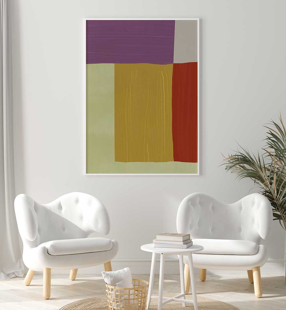 COLOR HARMONY BLOCKS , GEOMETRIC ART PRINTS