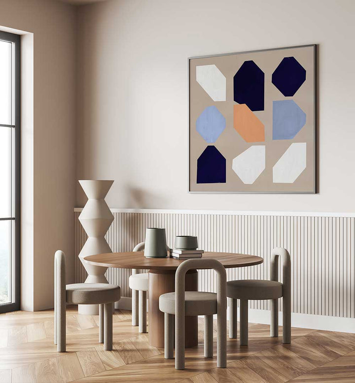 GEOMETRICAL SHAPES OF NINE II , GEOMETRIC ART PRINTS